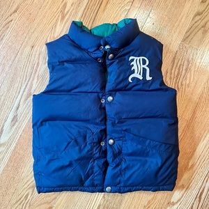 Polo Ralph Lauren reversible down vest. Size 3